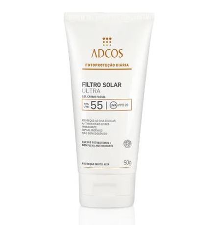 ADCOS - Filtro Solar ULTRA FPS 55 - Gel Creme - 50g.