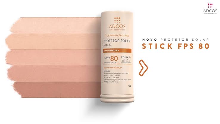 ADCOS, Protetor Solar Stick FPS 80