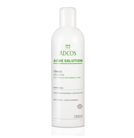 ADCOS - Tônico Secativo - Acne Solution - 240ml.